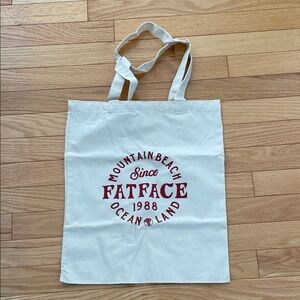 NWOT Fat Face canvas tote